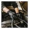 Gloveworks By Ammex Disposable Gloves, Industrial Grade, 5 mil Palm, Nitrile, Powder-Free, M, 1000 PK, Black GPNB44100 - alternate 6